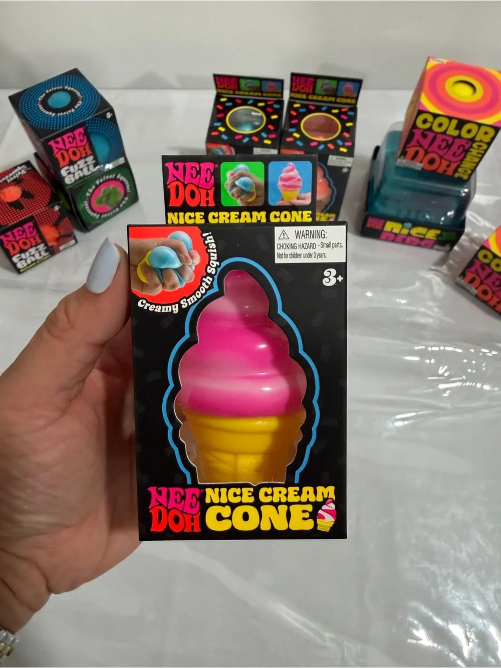 NeeDoh Sensory Toy Squishy Stress Reliever Lot of 9 Individual Items New Viral !